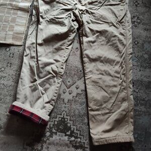 Vintage Woolrich Flannel Lined Pants Slacks Khakis Sz 40